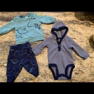 Boys Dino 3 piece set